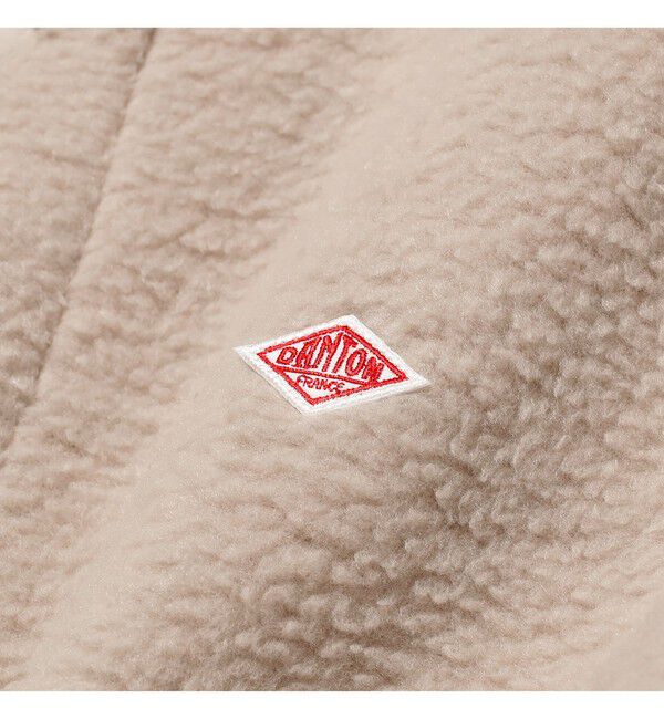 Ray BEAMS 「DANTON / DOUBLE FACE BOA STAND COLLAR」|ベスト・ジレ|