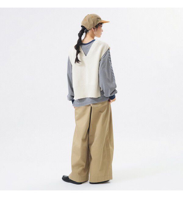 BEAMSBOY「サイド リボン レッドクロス ベスト」|ベスト・ジレ|