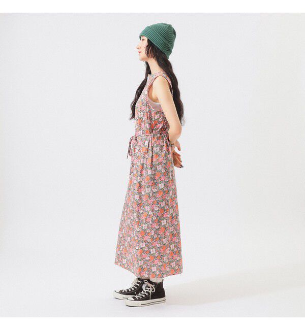BEAMSBOY「リバティ ベルト ノースリーブ ワンピース」|ワンピース|