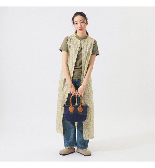 BEAMSBOY「リバティ ベルト ノースリーブ ワンピース」|ワンピース|