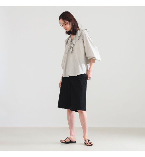 Demi-Luxe BEAMS 「ラッフル ボリューム ブラウス」|シャツ・ブラウス|