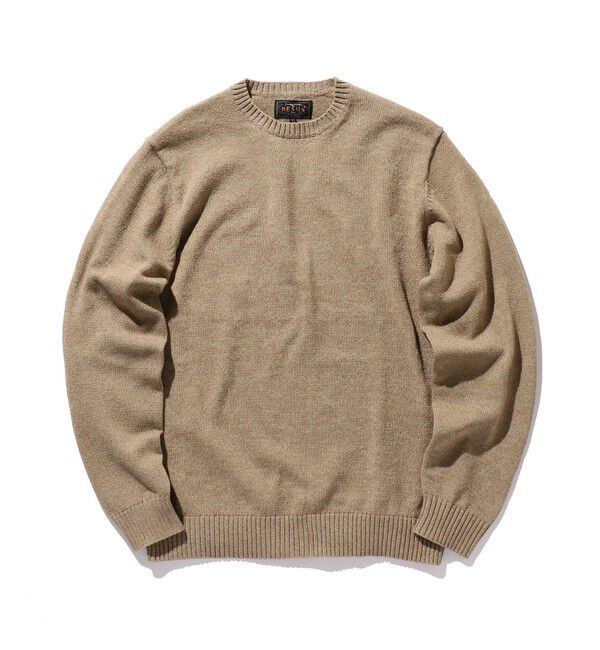 BEAMS PLUS「Crew LilyYarn 7G」|ニット・セーター|