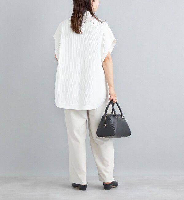 SHIPS for women「〈手洗い可能〉裾ラウンドVネックベスト◇」|ベスト・ジレ|