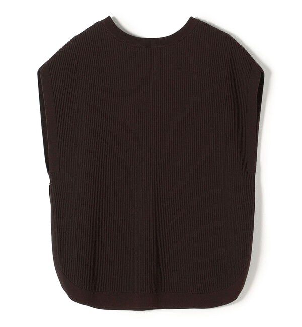 SHIPS for women「〈手洗い可能〉裾ラウンドVネックベスト◇」|ベスト・ジレ|