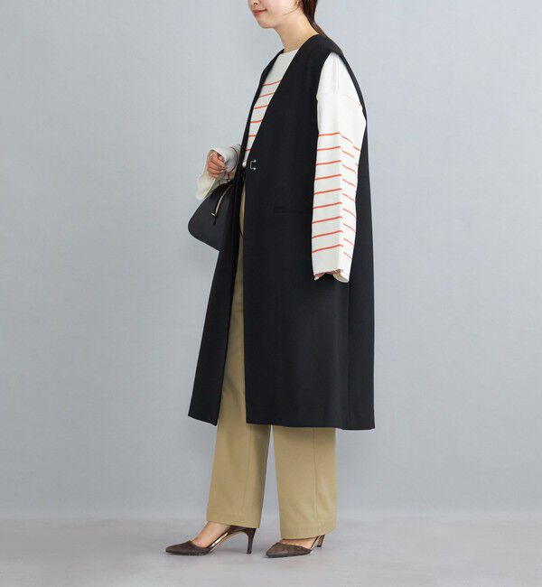 SHIPS for women「ツイルロングジレ◇」|ベスト・ジレ|