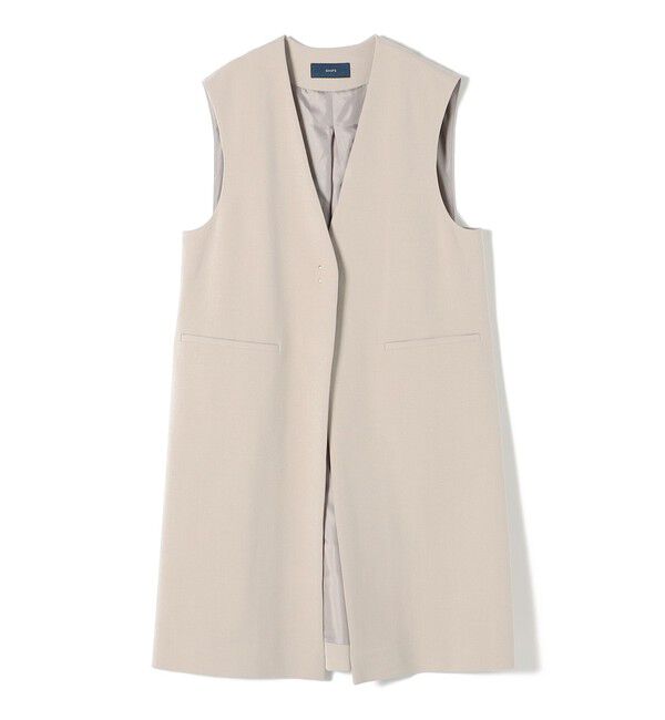 SHIPS for women「ツイルロングジレ◇」|ベスト・ジレ|