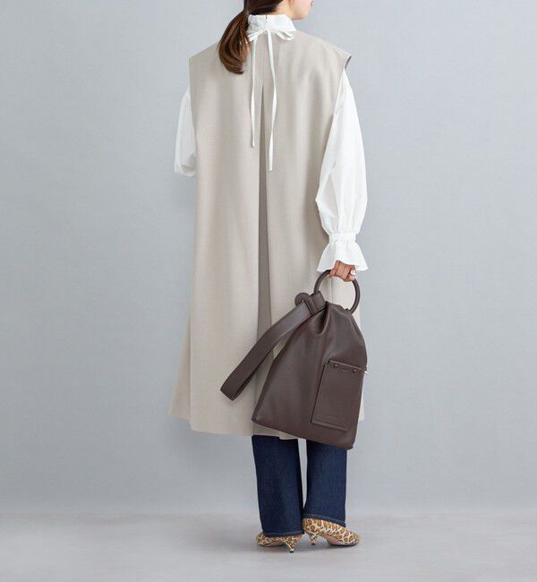 SHIPS for women「ツイルロングジレ◇」|ベスト・ジレ|