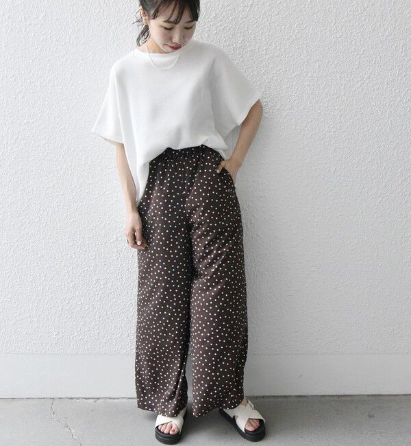 SHIPS any「【WEB限定】SHIPS any:〈洗濯機可能〉ワッフル ワイド TEE」|Tシャツ・カットソー|