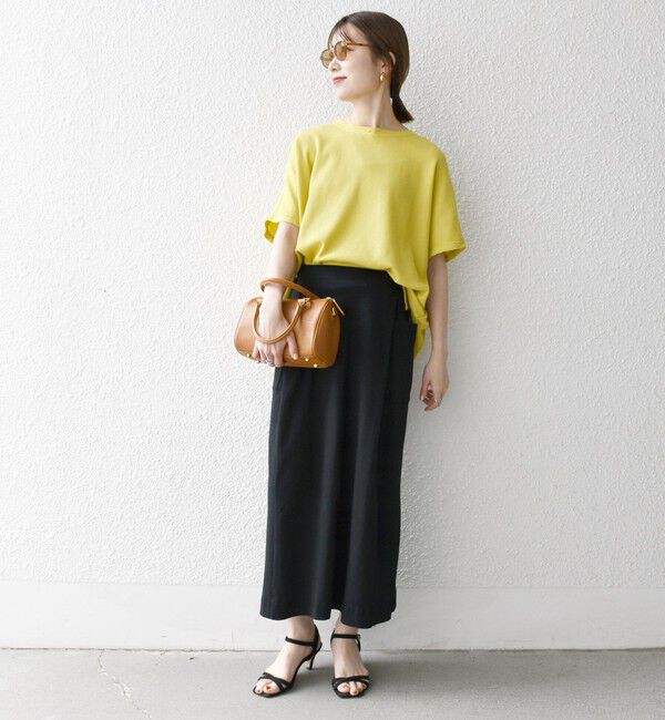 SHIPS any「【WEB限定】SHIPS any:〈洗濯機可能〉ワッフル ワイド TEE」|Tシャツ・カットソー|