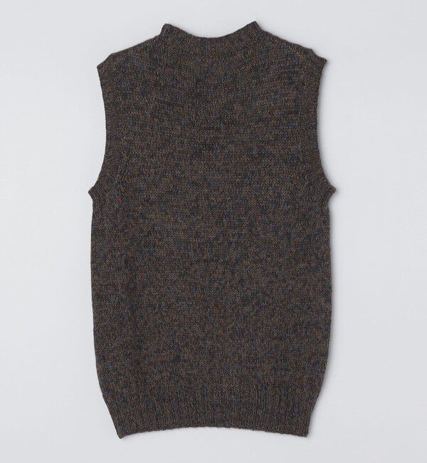 SHIPS「【SHIPS別注】knitbrary: アルパカ Vネック ニットベスト」|ベスト・ジレ|