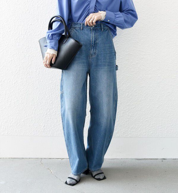 SHIPS/SHIPS any:〈洗濯機可能〉コクーンペインター デニムパンツ［SHIPS any DENIM］