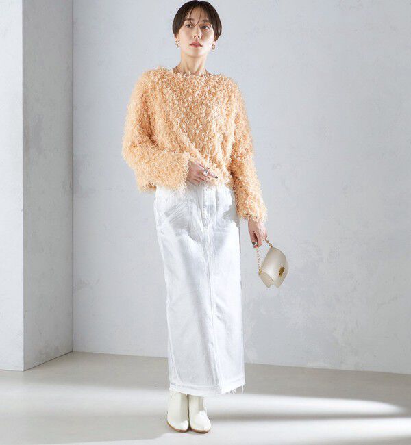 SHIPS for women「〈手洗い可能〉フェザー ヤーン プルオーバー 24SS ◇」|プルオーバー|