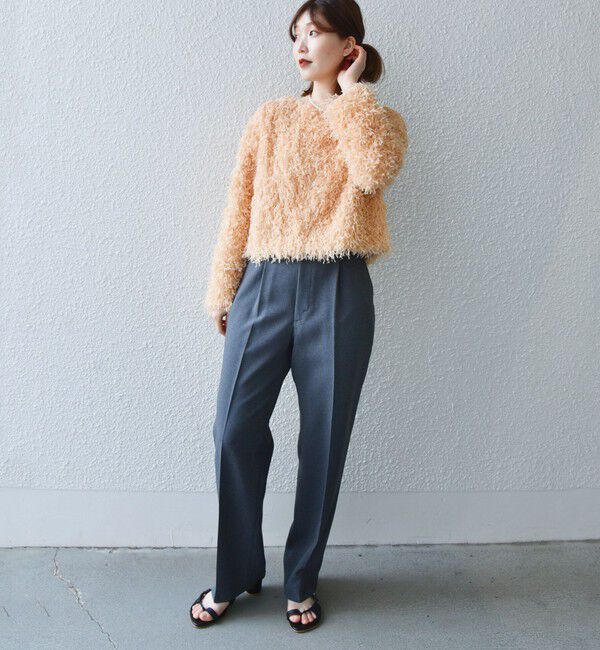 SHIPS for women「〈手洗い可能〉フェザー ヤーン プルオーバー 24SS ◇」|プルオーバー|