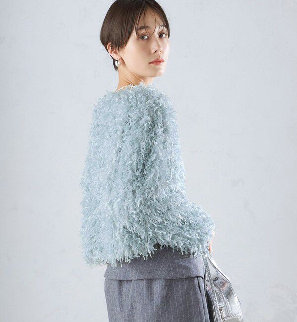 SHIPS for women「〈手洗い可能〉フェザー ヤーン プルオーバー 24SS ◇」|プルオーバー|