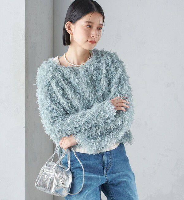 SHIPS for women「〈手洗い可能〉フェザー ヤーン プルオーバー 24SS ◇」|プルオーバー|