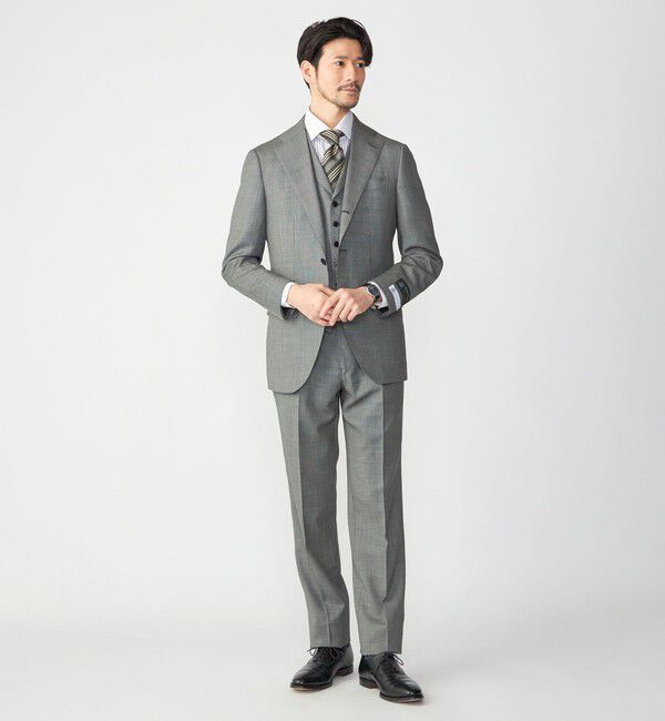 SHIPS「SHIPS: ラグジュアリー ドーメル バーズアイ ベスト」|ベスト・ジレ|