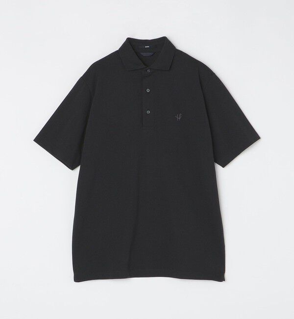 SHIPS「【WEB限定】SHIPS:〈吸水速乾〉ドライピケ ワンポイント ロゴ ワイドカラー ポロシャツ」|ポロシャツ|