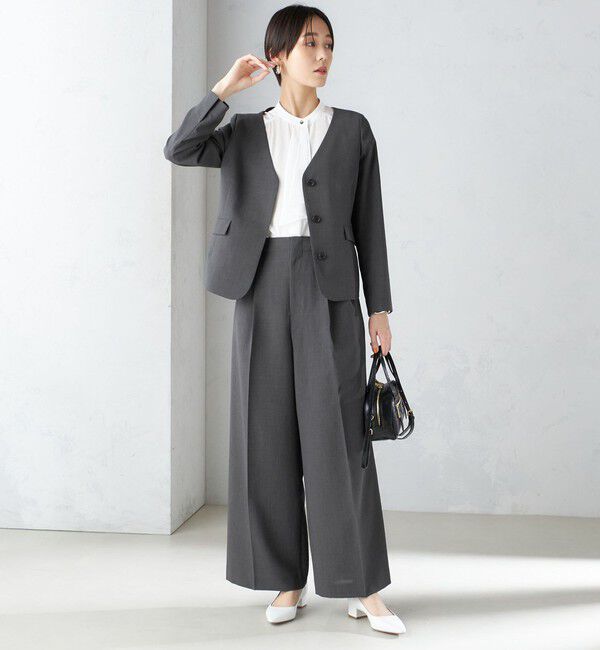 SHIPS for women「〈接触冷感/UVカット〉シャドー サッカー ジャケット（セットアップ対応）◇」|その他|