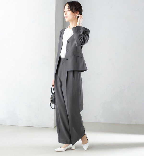 SHIPS for women「〈接触冷感/UVカット〉シャドー サッカー ジャケット（セットアップ対応）◇」|その他|