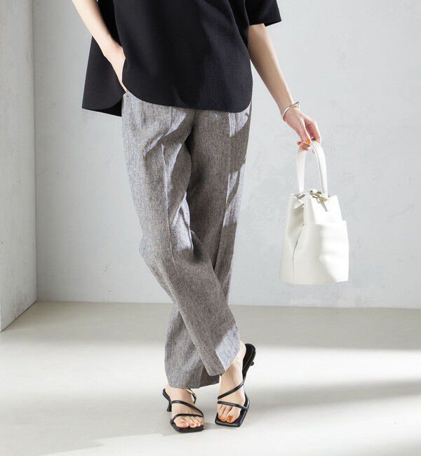 SHIPS for women「〈手洗い可能〉コットン リネン イージー テーパード パンツ」|その他|