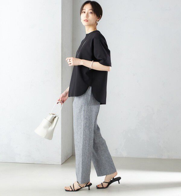 SHIPS for women「〈手洗い可能〉コットン リネン イージー テーパード パンツ」|その他|