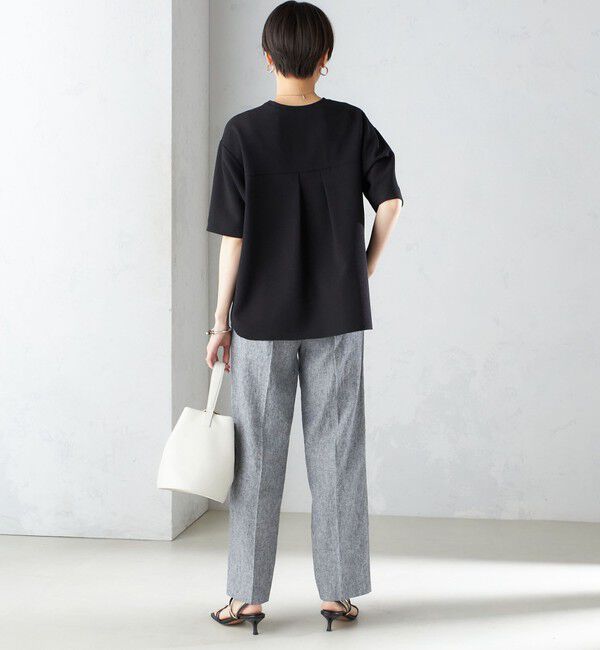 SHIPS for women「〈手洗い可能〉コットン リネン イージー テーパード パンツ」|その他|