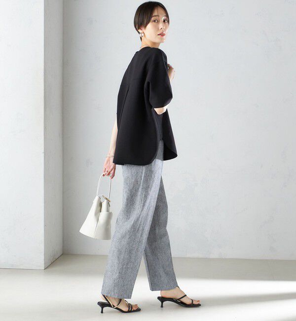 SHIPS for women「〈手洗い可能〉コットン リネン イージー テーパード パンツ」|その他|