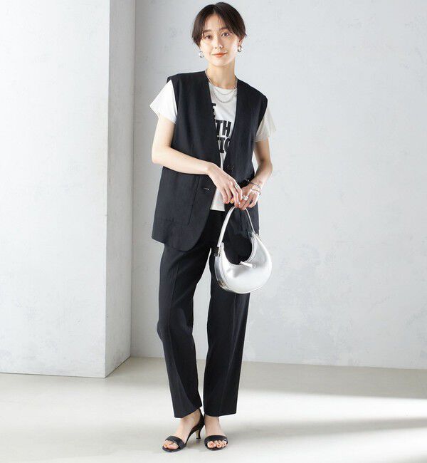 SHIPS for women「〈手洗い可能〉コットン リネン イージー テーパード パンツ」|その他|