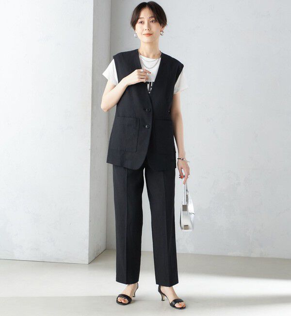 SHIPS for women「〈手洗い可能〉コットン リネン イージー テーパード パンツ」|その他|