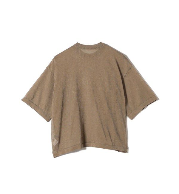 SHIPS Colors 「SHIPS Colors:〈手洗い可能〉シアー ロゴ ニット TEE」|ニット・セーター|