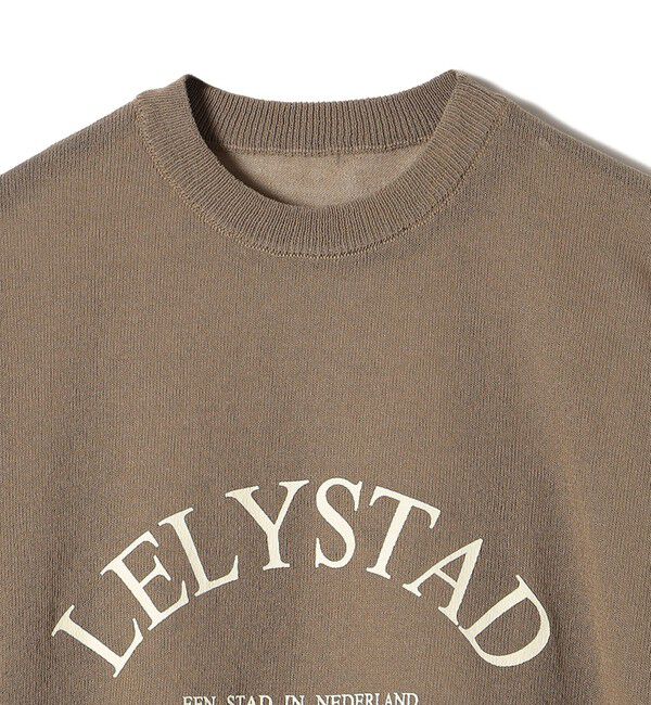 SHIPS Colors 「SHIPS Colors:〈手洗い可能〉シアー ロゴ ニット TEE」|ニット・セーター|