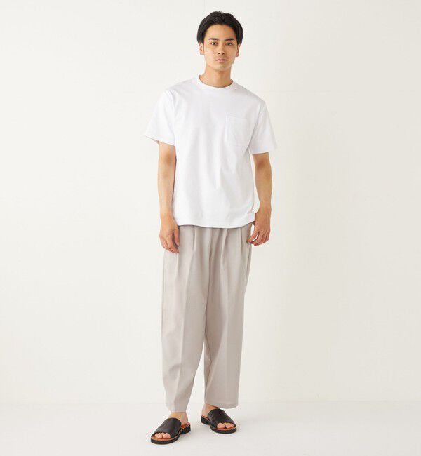 SHIPS Colors 「SHIPS Colors:ポリトロ ワイド テーパード イージーパンツ(セットアップ対応可能)」|その他|