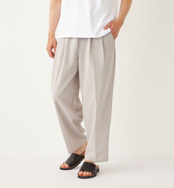 SHIPS Colors 「SHIPS Colors:ポリトロ ワイド テーパード イージーパンツ(セットアップ対応可能)」|その他|