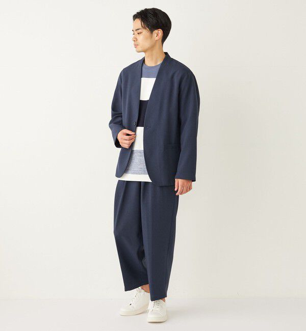 SHIPS Colors 「SHIPS Colors:ポリトロ ワイド テーパード イージーパンツ(セットアップ対応可能)」|その他|