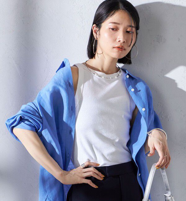 SHIPS for women「【SHIPS別注】onit:〈洗濯機可能〉アメリカンスリーブ タンクトップ」|タンクトップ|