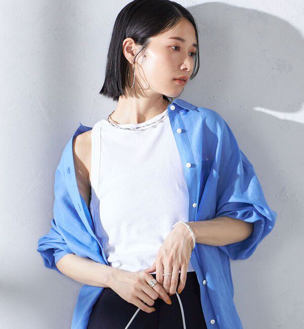 SHIPS for women「【SHIPS別注】onit:〈洗濯機可能〉アメリカンスリーブ タンクトップ」|タンクトップ|