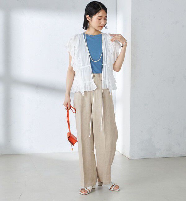 SHIPS for women「【SHIPS別注】onit:〈洗濯機可能〉アメリカンスリーブ タンクトップ」|タンクトップ|