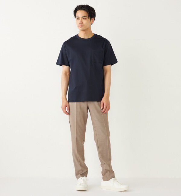 SHIPS Colors 「SHIPS Colors:シルケット コットン クルーネック ポケット Tシャツ 2◇」|Tシャツ・カットソー|