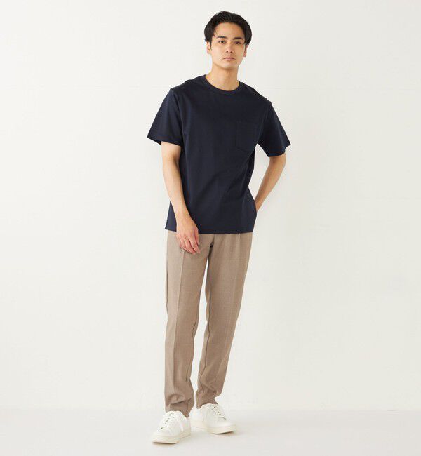 SHIPS Colors 「SHIPS Colors:シルケット コットン クルーネック ポケット Tシャツ 2◇」|Tシャツ・カットソー|