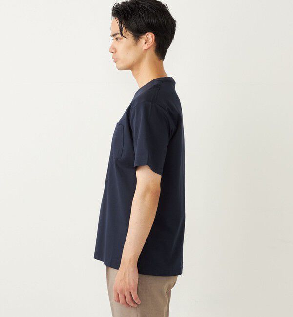 SHIPS Colors 「SHIPS Colors:シルケット コットン クルーネック ポケット Tシャツ 2◇」|Tシャツ・カットソー|