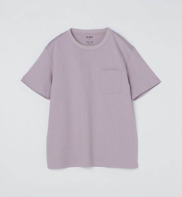 SHIPS Colors 「SHIPS Colors:シルケット コットン クルーネック ポケット Tシャツ 2◇」|Tシャツ・カットソー|
