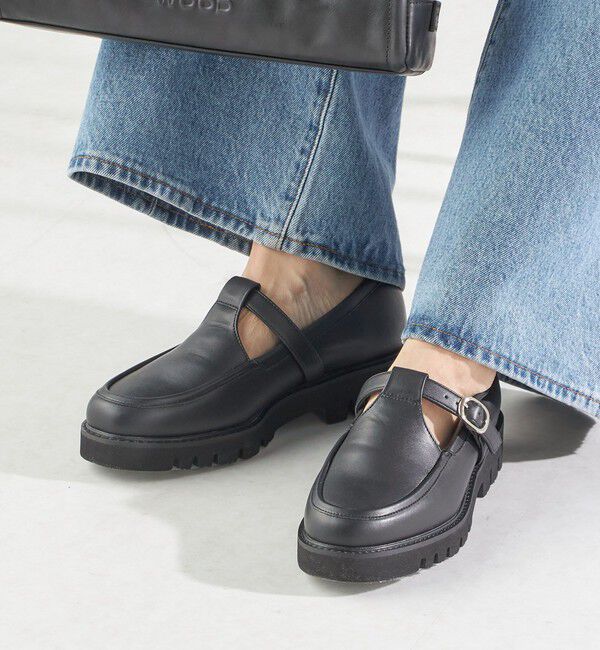 SHIPS for women「HAMON:Tストラップ シューズ（晴雨兼用）」|ローファー|