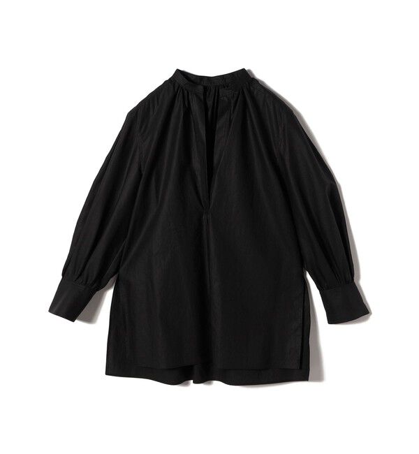 SHIPS for women「〈手洗い可能〉コットン ギャザー チュニック ブラウス」|シャツ・ブラウス|