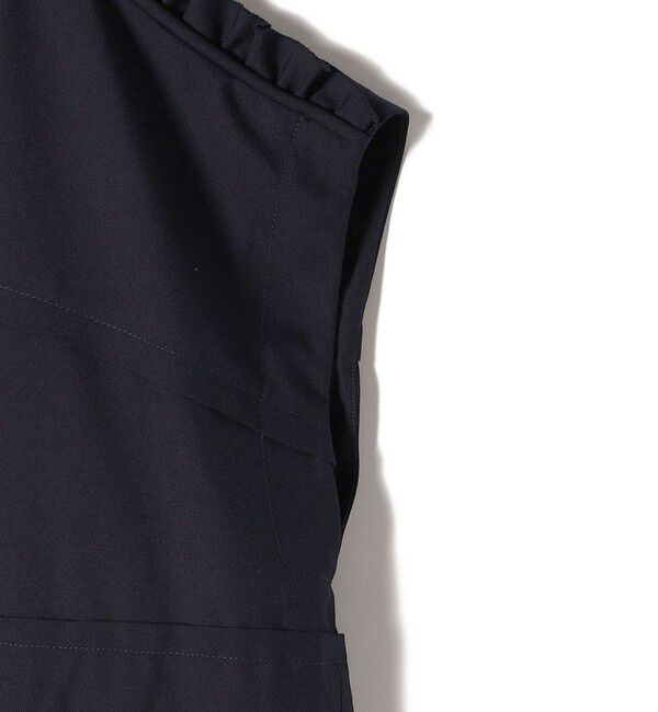 SHIPS for women「Nell:肩フリル ロング ジレ」|ベスト・ジレ|