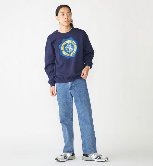 SHIPS「【SHIPS別注】THE DAY ON THE BEACH: プリント クルーネック スウェット」|スウェット・ジャージ|