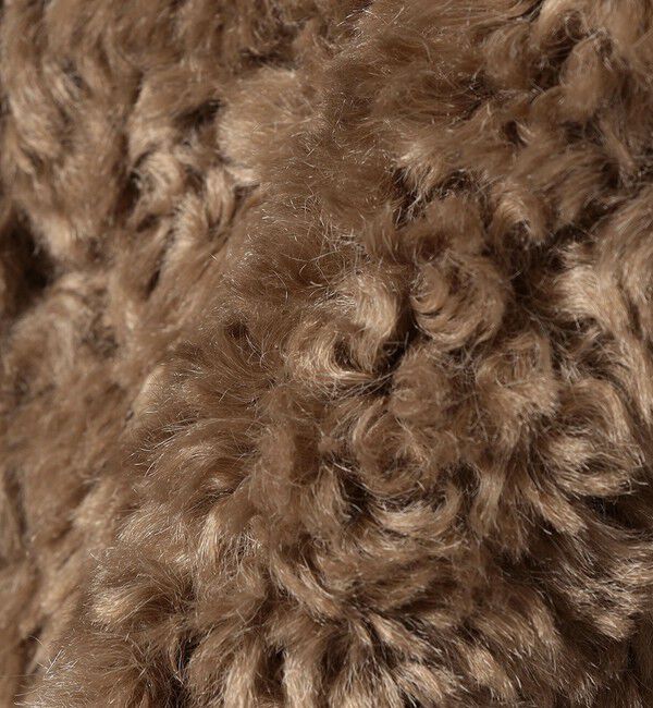 SHIPS Colors 「SHIPS Colors: カーリー ボア スタンドカラー ベスト」|ベスト・ジレ|