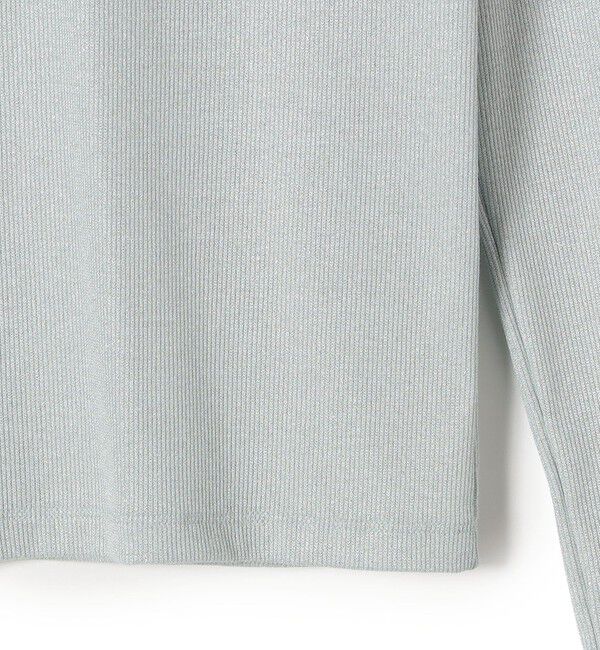 SHIPS for women「〈洗濯機可能〉シャイニー ストレッチ クルーネック カットソー」|Tシャツ・カットソー|