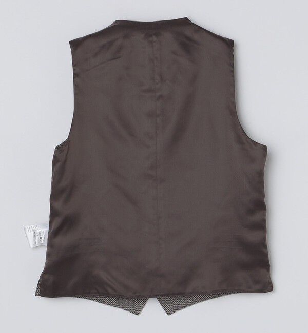 SHIPS「【SHIPS別注】CARUSO: ヘリンボーン ツイード ラペルドベスト」|ベスト・ジレ|