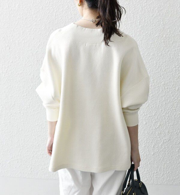 SHIPS any「SHIPS any:〈手洗い可能〉サカリバ 深Vネック ルーズ プルオーバー」|プルオーバー|