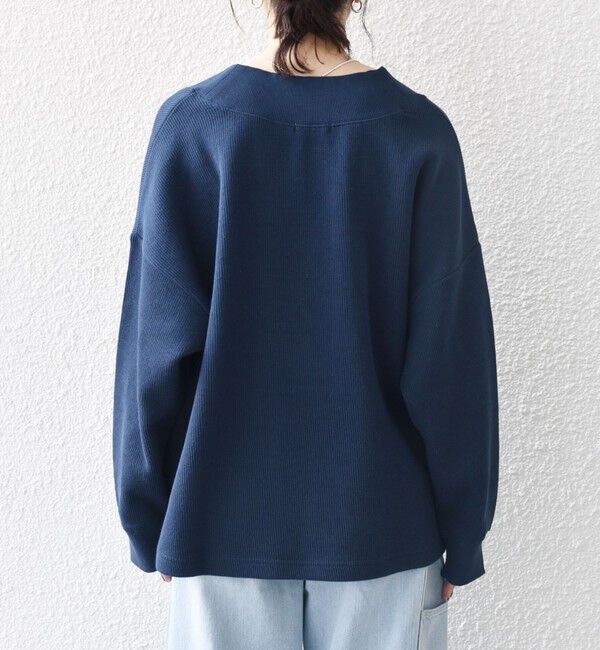 SHIPS any「SHIPS any:〈手洗い可能〉サカリバ 深Vネック ルーズ プルオーバー」|プルオーバー|